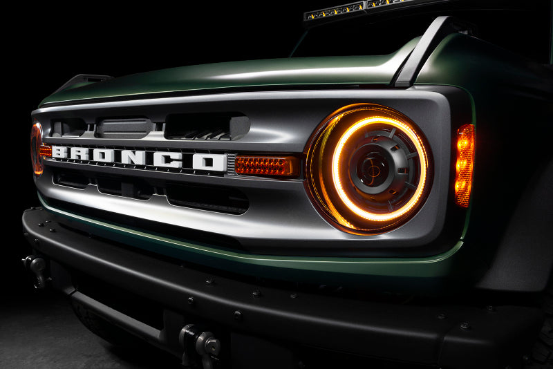 ORACLE Lighting 5886-023 Oracle 2021+ Ford Bronco Oculus Bi-LED Projector Headlights - Amber/White Switchback SEE WARRANTY