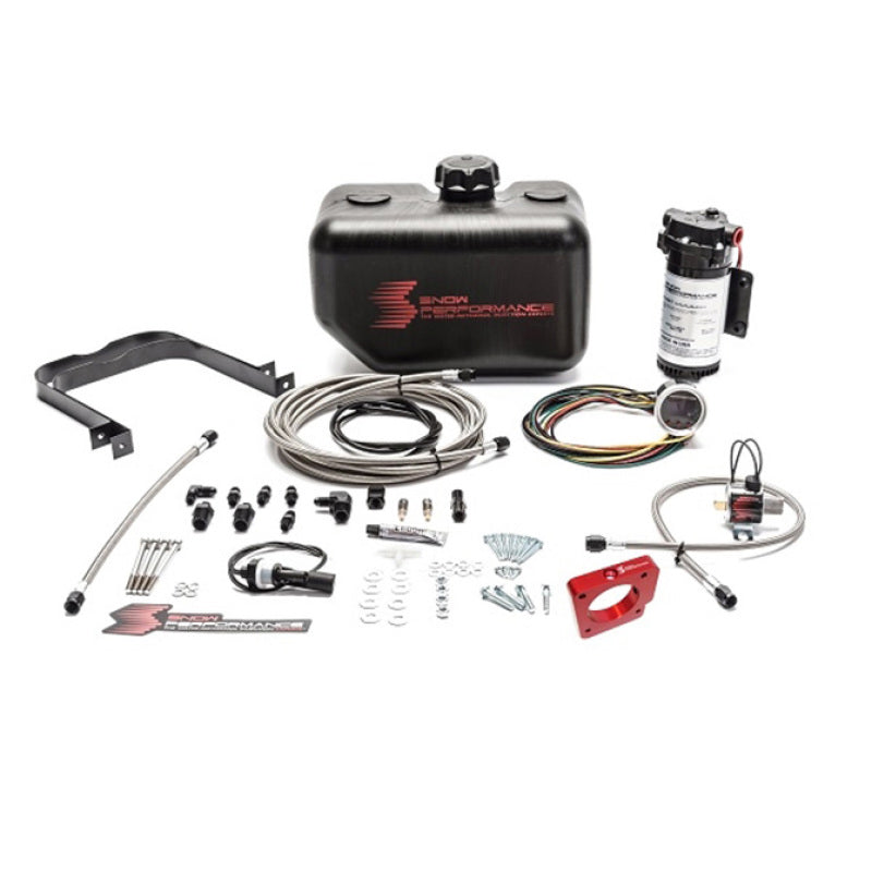 Snow Performance SNO-2110-BRD 05-14 STI Stg 2 Boost Cooler Water Injection Kit w/SS Brd Line & 4AN Fittings