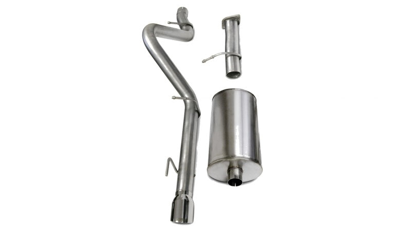 CORSA Performance 14256 Corsa 2006-2008 Chevrolet Trailblazer SS 6.0L V8 Polished Sport Cat-Back Exhaust