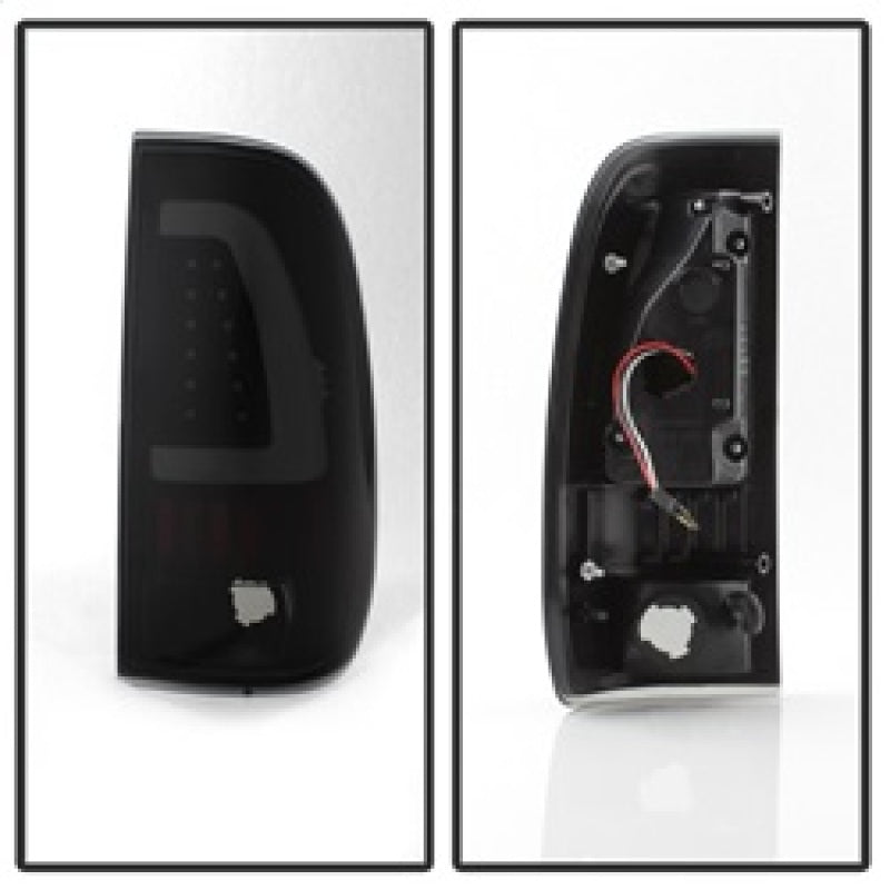 SPYDER 9038501 xTune 97-03 Ford F-150 Light Bar LED Tail Lights - Black Smoke (ALT-ON-FF15097-LBLED-BSM)