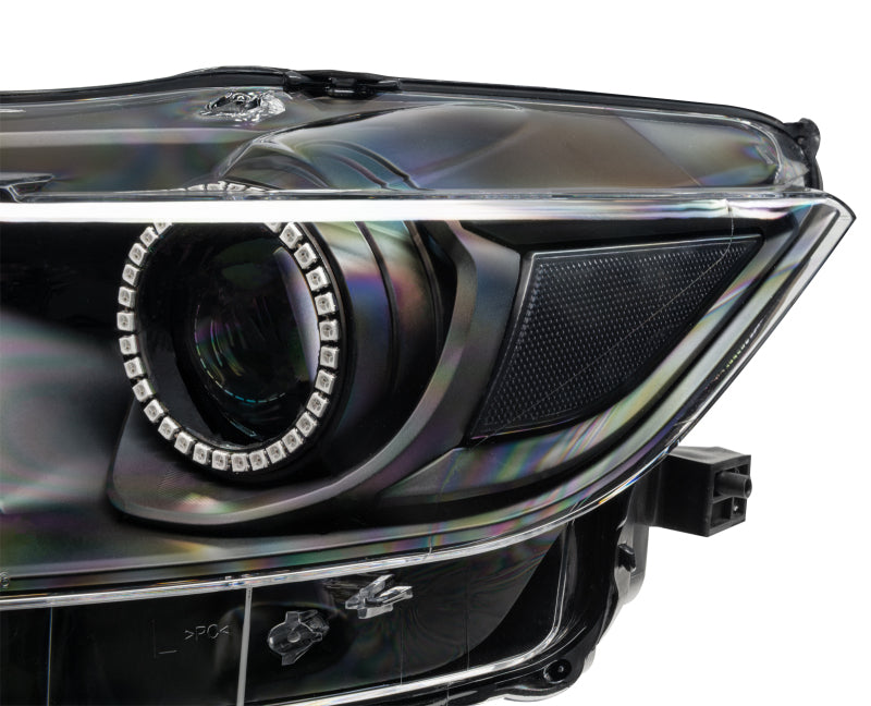 ORACLE Lighting 8199-332 Oracle 15-17 Ford Mustang Dynamic RGB+A Pre-Assembled Headlights - Black Edition - SEE WARRANTY