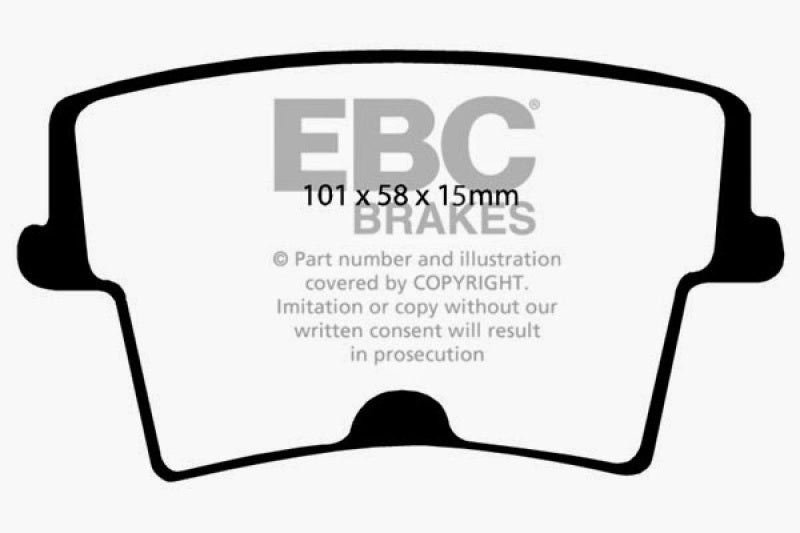 EBC DP31722/2C 05-10 Chrysler 300C 5.7 Redstuff Rear Brake Pads