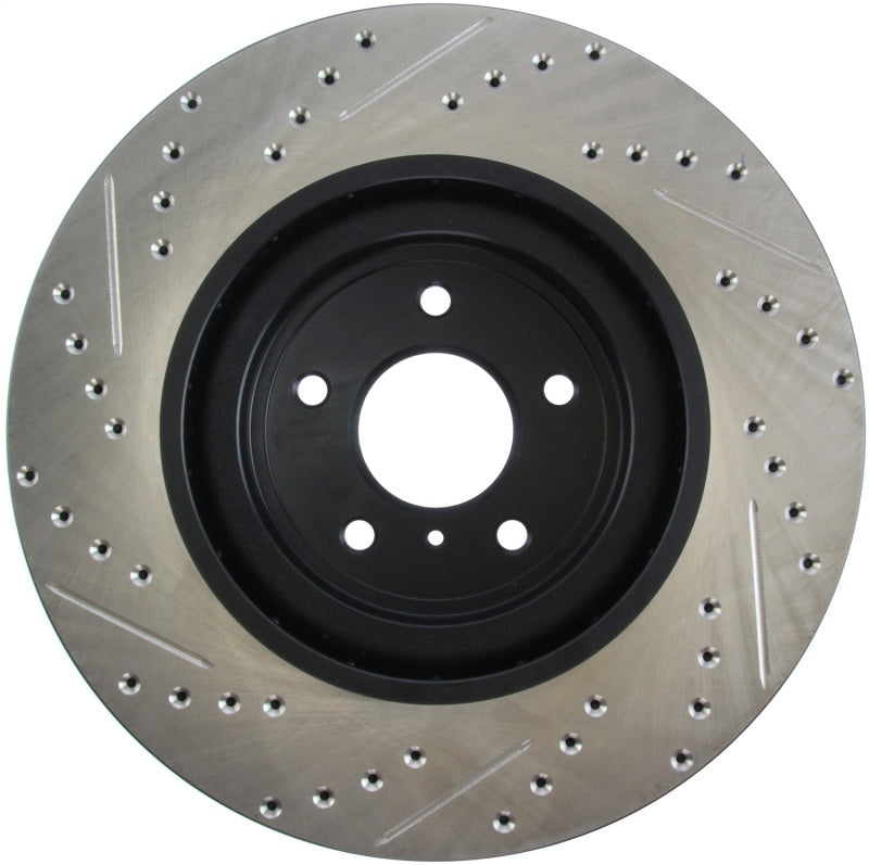 Stoptech 127.42100L StopTech Infiniti G37 / Nissan 370Z SportStop Slotted & Drilled Front Left Rotor