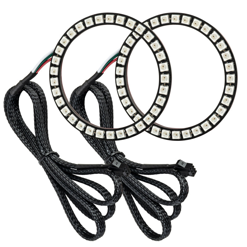 ORACLE Lighting 1335-332 Oracle 15-17 Ford Mustang V6/GT/Shelby Dynamic DRL w/ Halo Kit - ColorSHIFT - Dynamic SEE WARRANTY