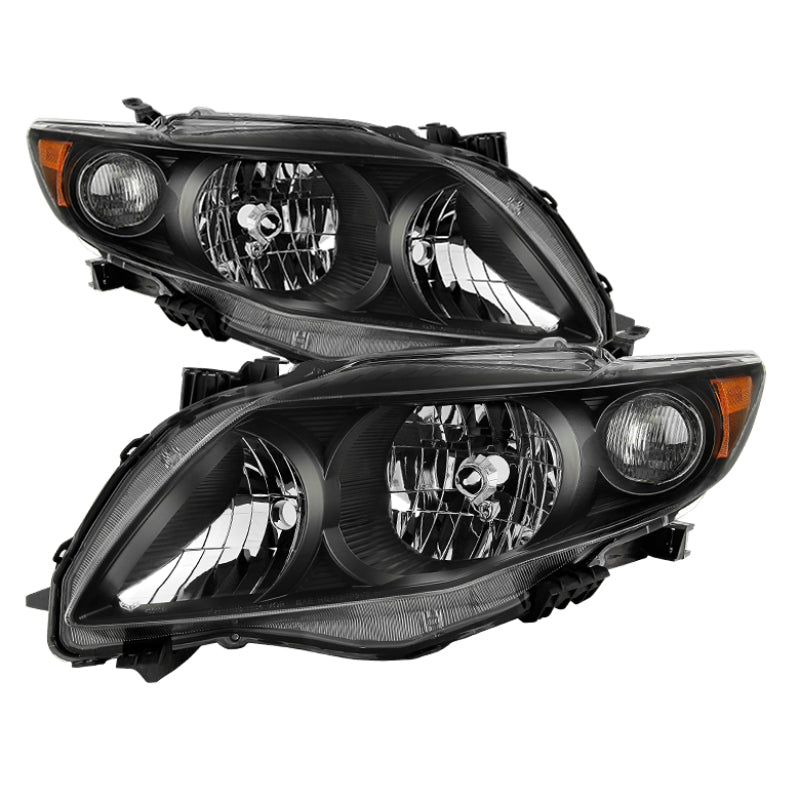 SPYDER 9035906 xTune Toyota Corolla 2009-2010 OEM Style Headlights - Black HD-JH-TCO09-AM-BK