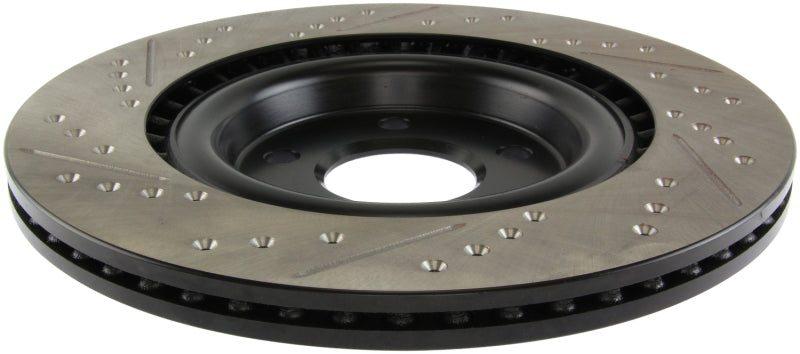 Stoptech 127.33137L StopTech Slotted & Drilled Sport Brake Rotor