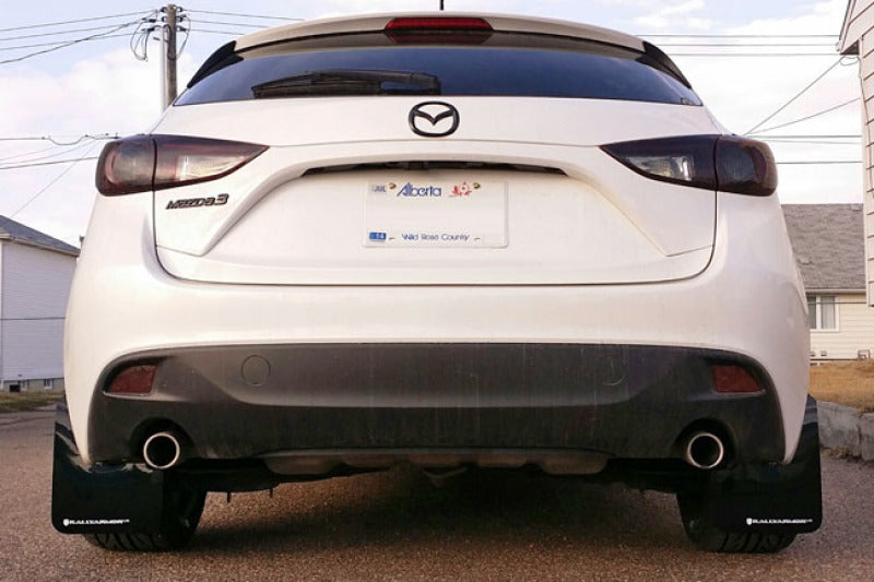 Rally Armor MF31-UR-BLK/RD 14-18 Mazda3/Speed3 Black UR Mud Flap w/ Red Logo