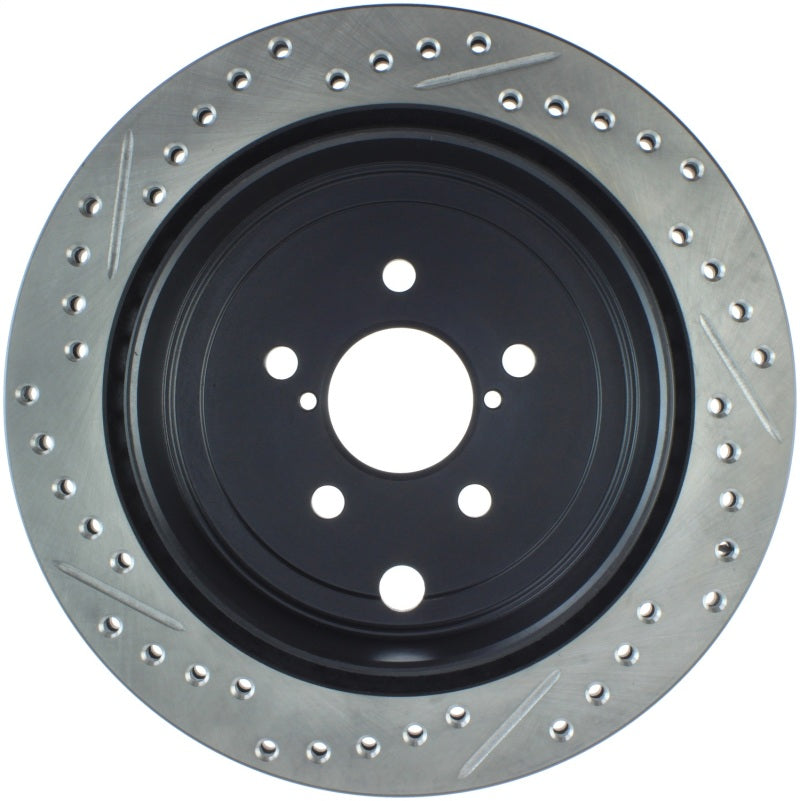 Stoptech 127.47031L StopTech Slotted & Drilled Sport Brake Rotor