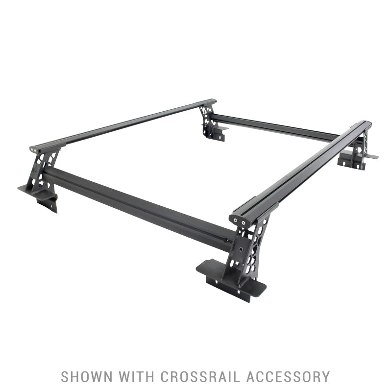 Go Rhino 5935001T 15-22 Ford F-150 / 19-22 RAM 1500 / 07-21 Toyota Tundra XRS Cross Bars Kit - Tex. Blk
