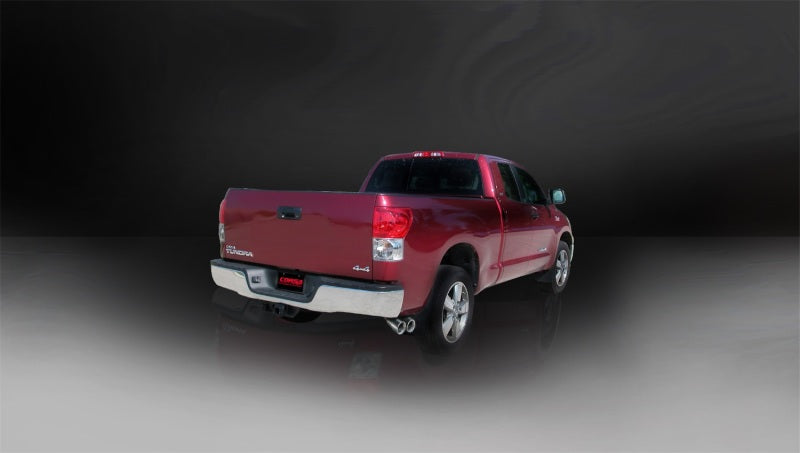 CORSA Performance 14916 Corsa 2011-2021 Toyota Tundra Double Cab/Crew Max 5.7L V8 Polished Sport Cat-Back Exhaust
