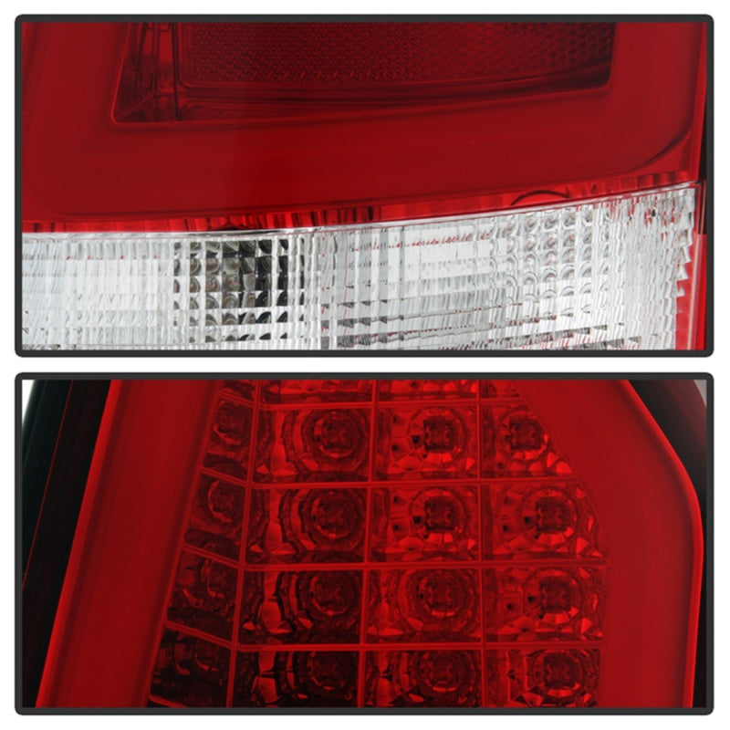 SPYDER 5083395 Spyder Chrysler 300C 08-10 V2 Light Bar LED Tail Lights - Red Clear ALT-YD-C308V2-LED-RC