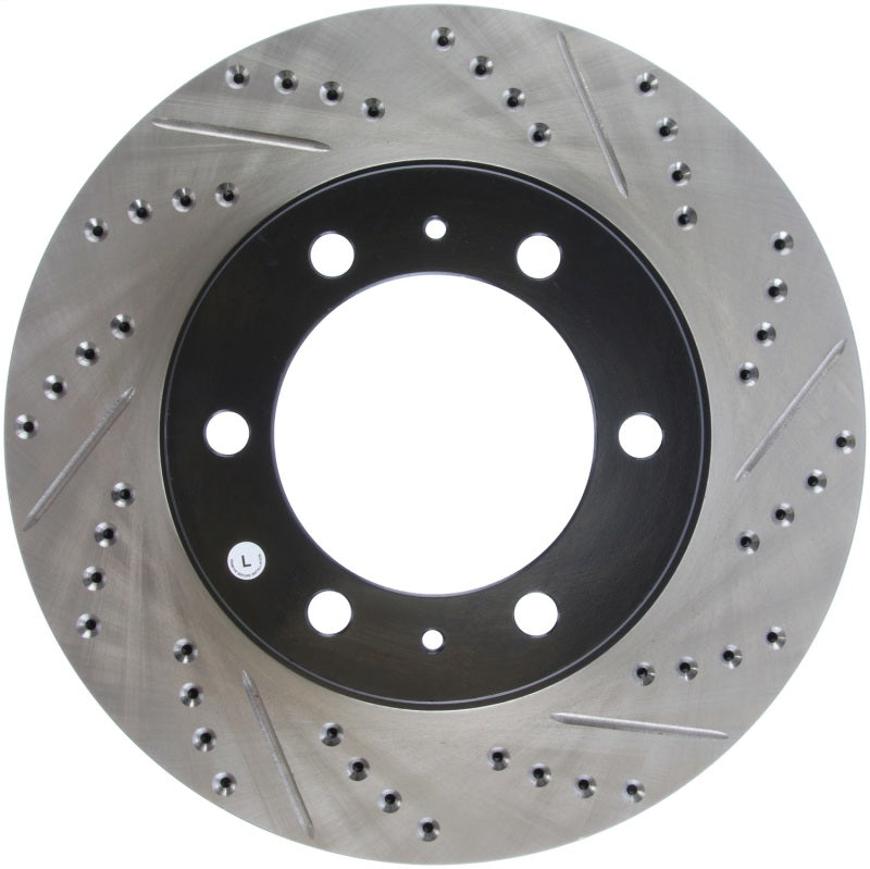 Stoptech 127.44129L StopTech 07-08 Toyota FJ Cruiser / 05-08 Tacoma (6 lug) / 03-08 4 Runner (319mm disc) SportStop Slo