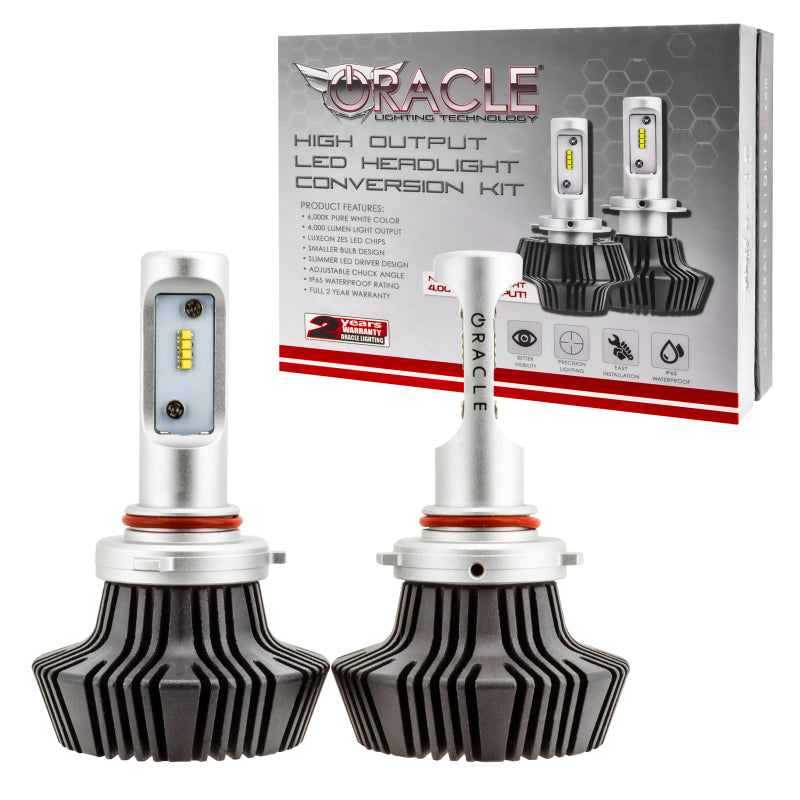ORACLE Lighting 5239-001 Oracle 9005 4000 Lumen LED Headlight Bulbs (Pair) - 6000K SEE WARRANTY