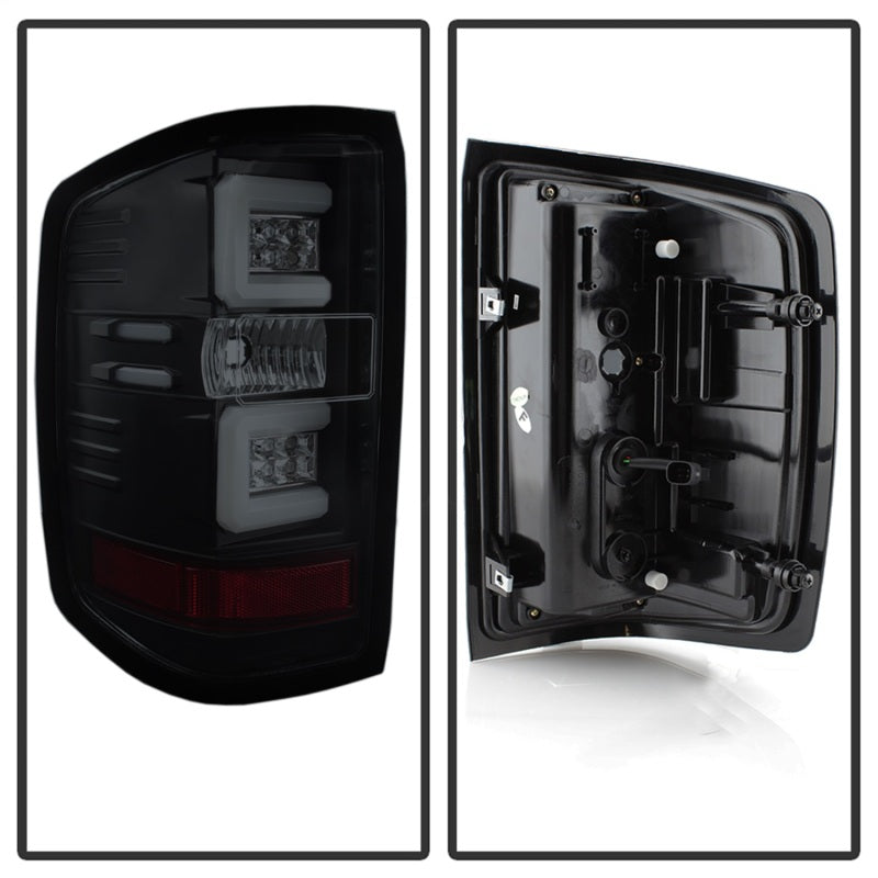 SPYDER 5083739 Spyder Chevy Silverado 16-17 Light Bar LED Tail Lights - Black Smoke ALT-YD-CS16-LED-BSM