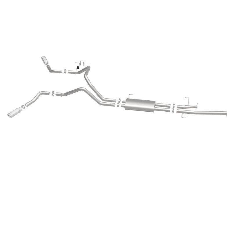Magnaflow 19232 MagnaFlow Cat-Back 10-15 Toyota Tundra SC LB / CC SB 4.6L/5.7L V8 SS 2.5 Dual Split Rear 4in Tip