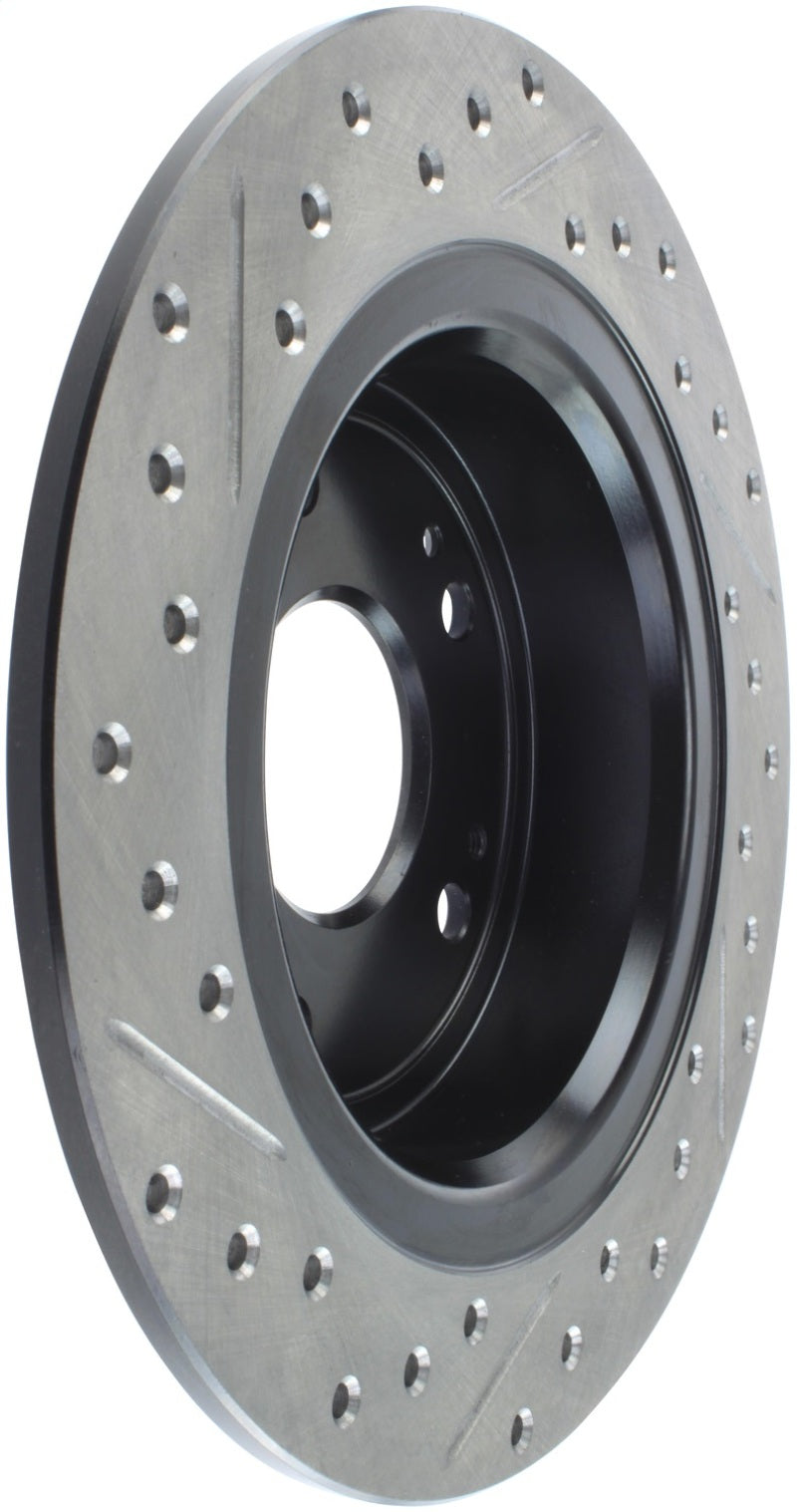 Stoptech 127.40068L StopTech 09-10 Acura TSX / 08-10 Honda Accord Coupe/05-10 Sedan Left Rear Slotted & Drilled Rotor
