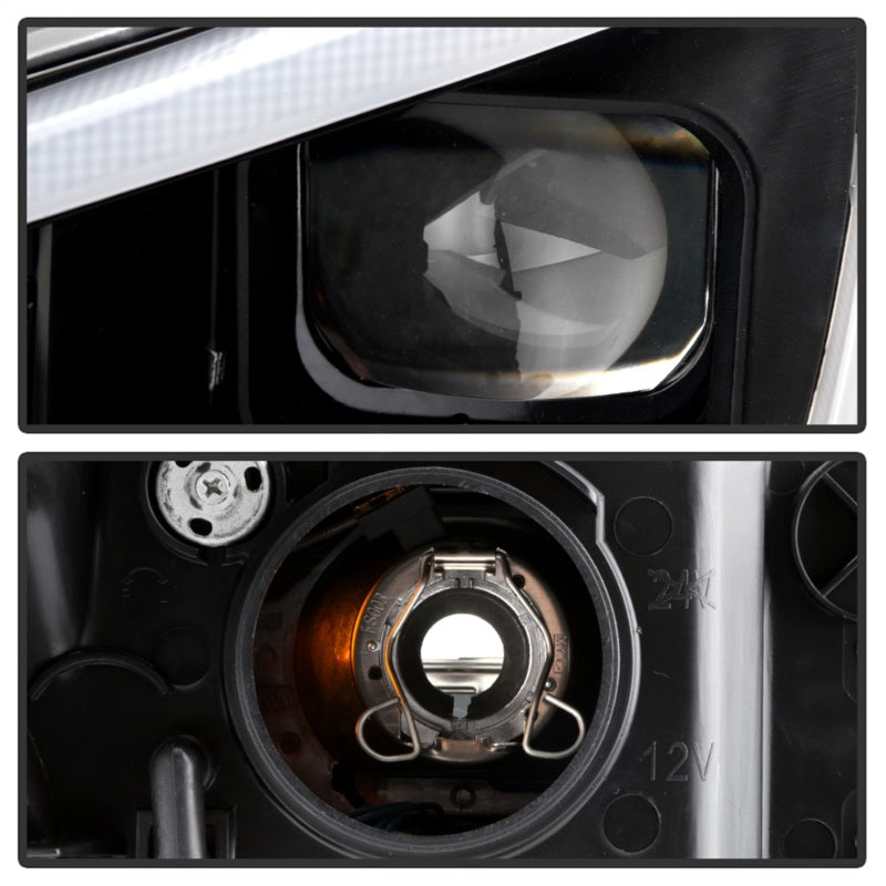 SPYDER 5088086 Spyder Subaru Impreza WRX 15-20 Halogen Model Projector Headlights - Black PRO-YD-SWRX15SI-SBSEQ-BK