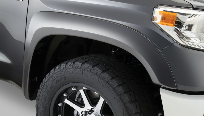 Bushwacker 30919-02 14-18 Toyota Tundra Fleetside Extend-A-Fender Style Flares 4pc - Black