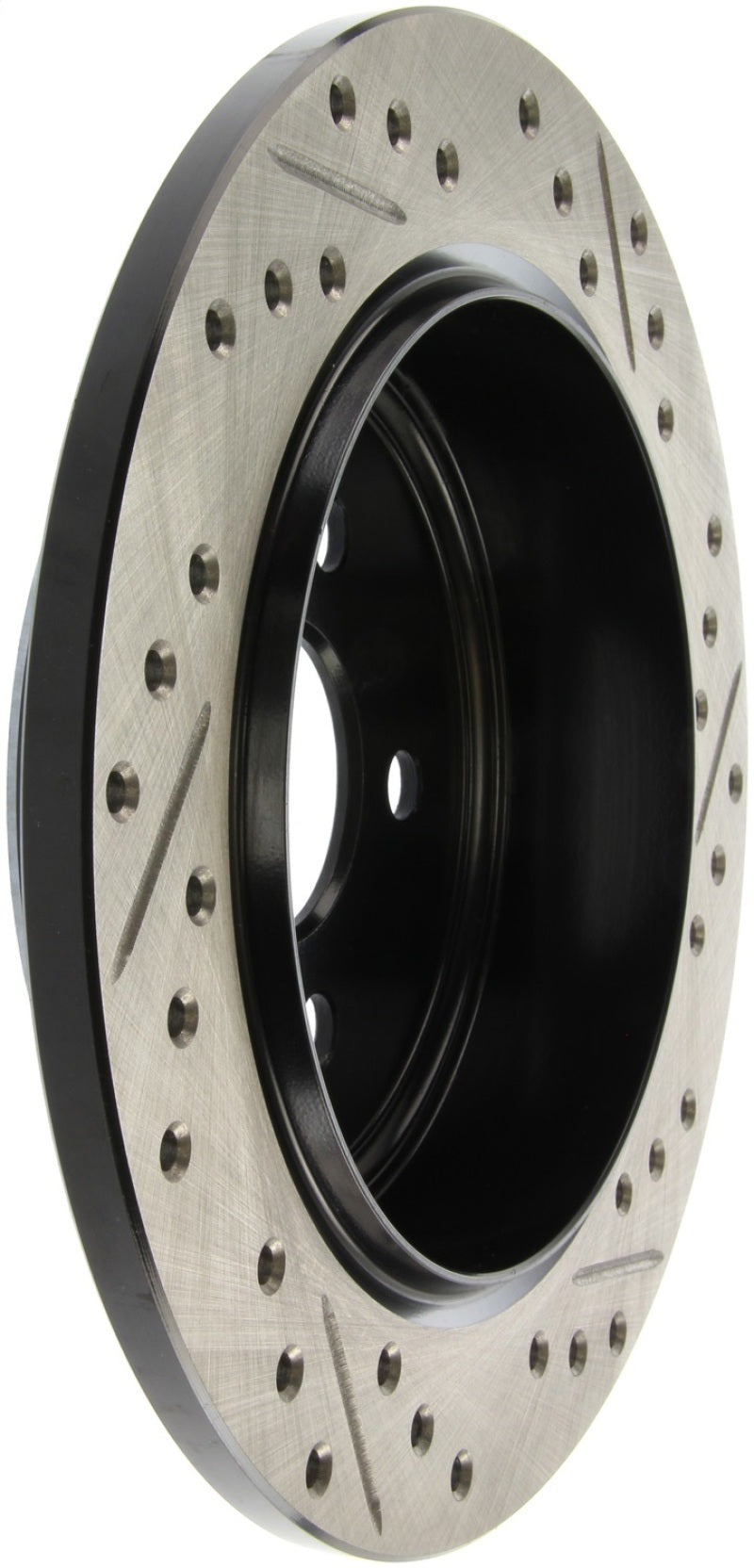 Stoptech 127.63054R StopTech 03-09 Chrysler PTCruiser Tur / 03-05 Dodge Neon SRT-4 Rear Right Slotted & Drilled Rotor