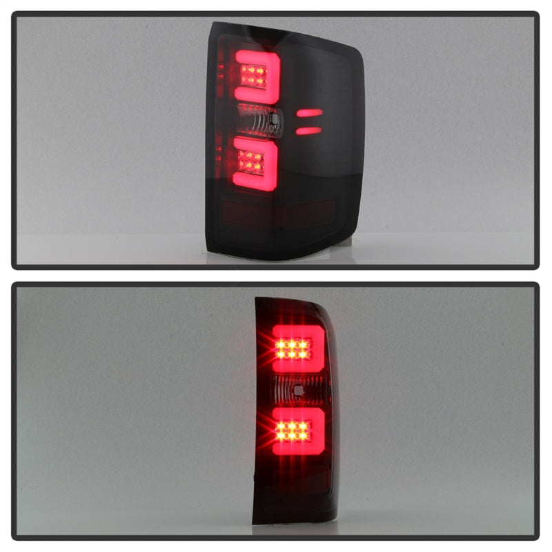 SPYDER 5083739 Spyder Chevy Silverado 16-17 Light Bar LED Tail Lights - Black Smoke ALT-YD-CS16-LED-BSM