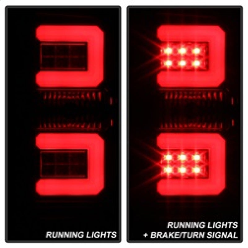 SPYDER 5083739 Spyder Chevy Silverado 16-17 Light Bar LED Tail Lights - Black Smoke ALT-YD-CS16-LED-BSM