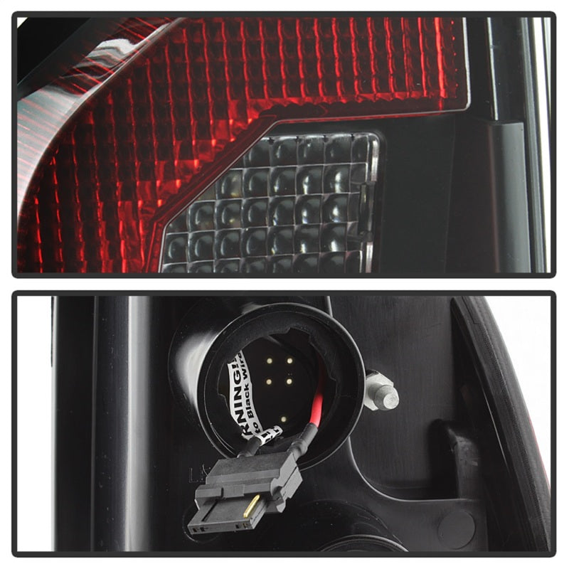 SPYDER 5085467 Spyder 05-15 Toyota Tacoma LED Tail Lights (Not Compatible w/OEM LEDS) - Black ALT-YD-TT05V2-LB-BK