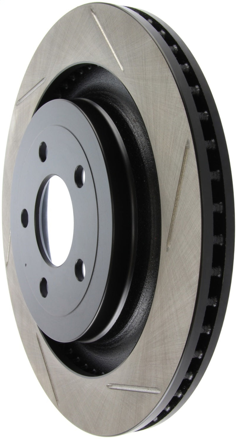 Stoptech 126.61109SL StopTech 2015 Ford Mustang GT w/ Brembo Brakes Left Rear Slotted Brake Rotor