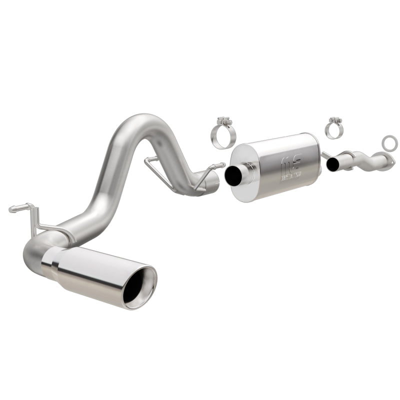Magnaflow 19291 MagnaFlow Cat-Back 2016 Toyota Tacoma 3.5L V6 SS 3in Single Pass Side Exit Rear 4in Tip