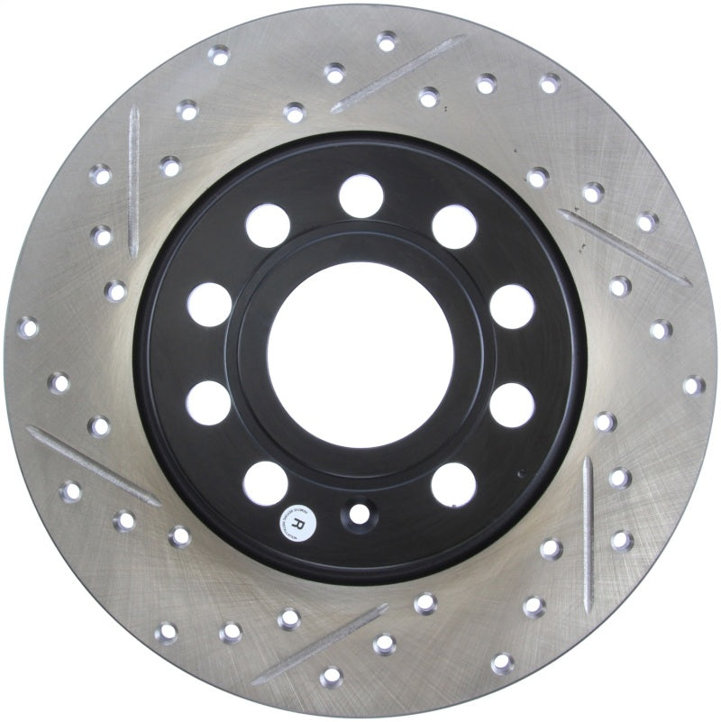 Stoptech 127.33131R StopTech Slotted & Drilled Sport Brake Rotor