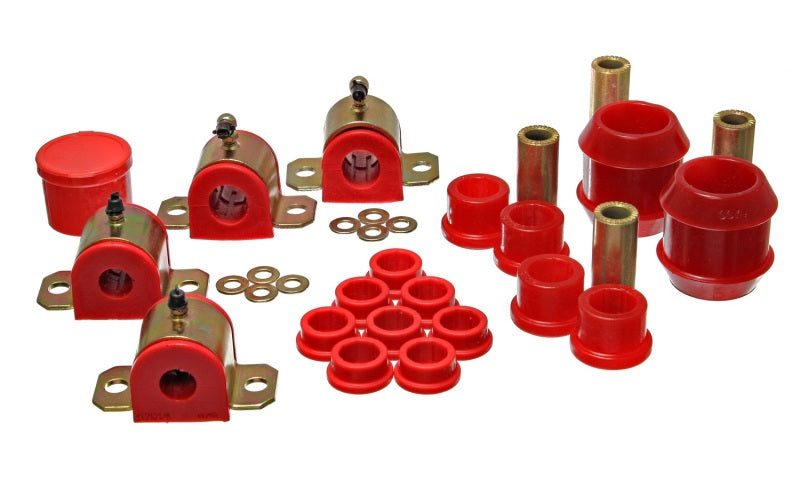 Energy Suspension 8.18106R 00-05 Toyota Celica Red Hyper-Flex Master Bushing Set