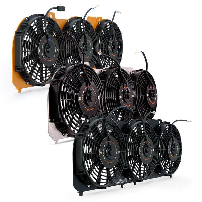 Mishimoto MMFS-XJ-89K 89-01 Jeep Cherokee XJ 4.0L Performance Aluminum Fan Shroud w/ Controller