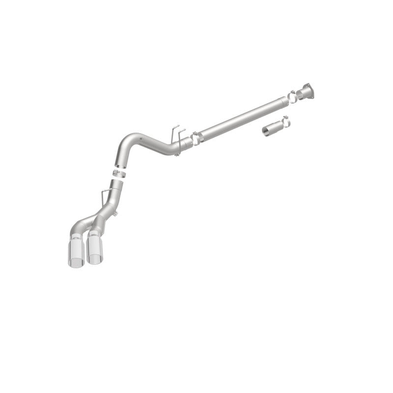 Magnaflow 17873 MagnaFlow 08-17 Ford F-250/F-350/F-450 4.6L/6.7 DPF-Back SS 4in Dual Single Passenger Side Rear Exit