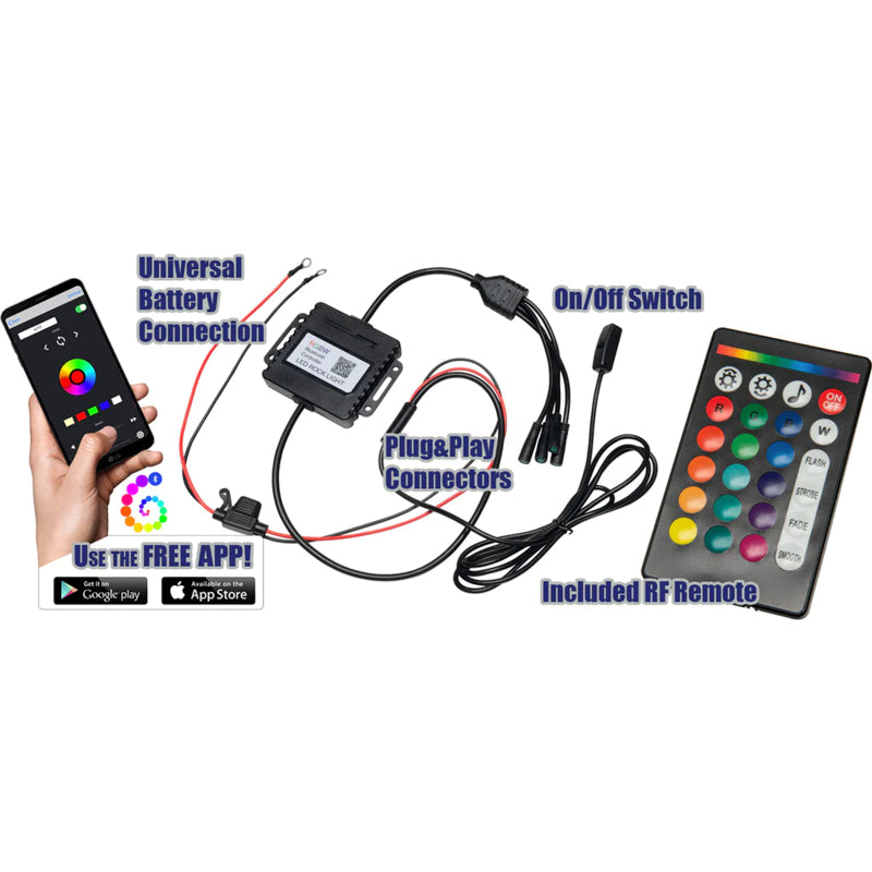 ORACLE Lighting 4215-339 LED Illuminated Wheel Rings - ColorSHIFT RGB+W SEE WARRANTY