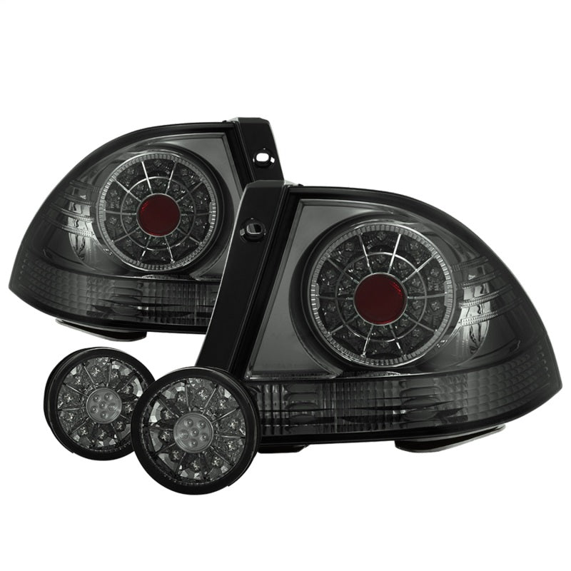 SPYDER 5085054 Spyder 01-03 Lexus IS300 LED Tail Lights w/Inner Trunk Lights - Smoke (ALT-YD-LIS300-LED-SET-SM)