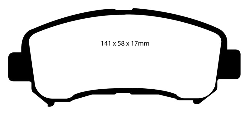 EBC DP41954R 14+ Nissan Juke 1.6 Turbo Nismo RS Yellowstuff Front Brake Pads