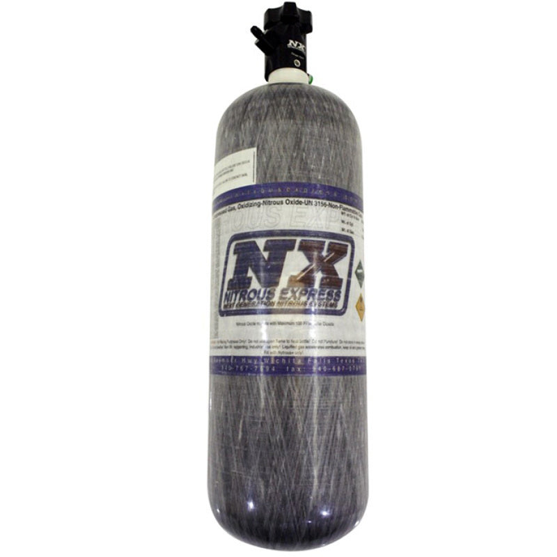 Nitrous Express 11152 Composite Bottle w/Lightning 500 Valve (6.79 Dia x 23.25 Tall)