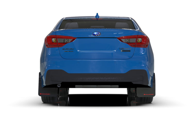 Rally Armor MF64-UR-BLK/GRY 20-22 Subaru Legacy Black UR Mud Flap w/ Grey Logo