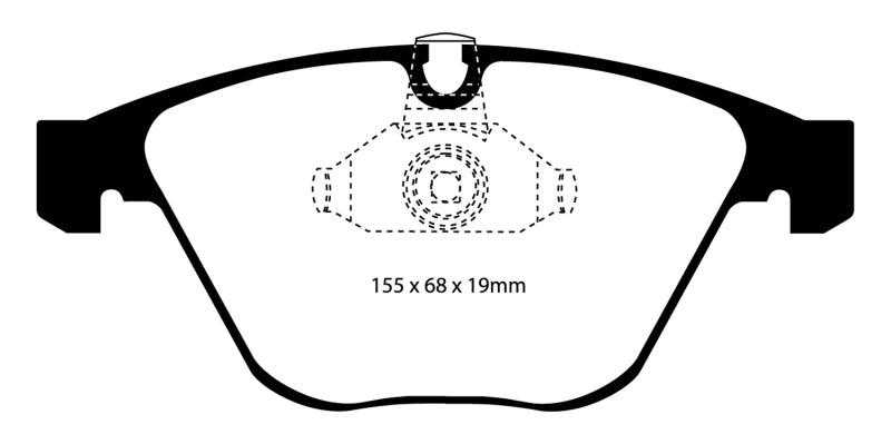 EBC DP51449NDX 08-10 BMW M3 4.0 (E90) Bluestuff Front Brake Pads
