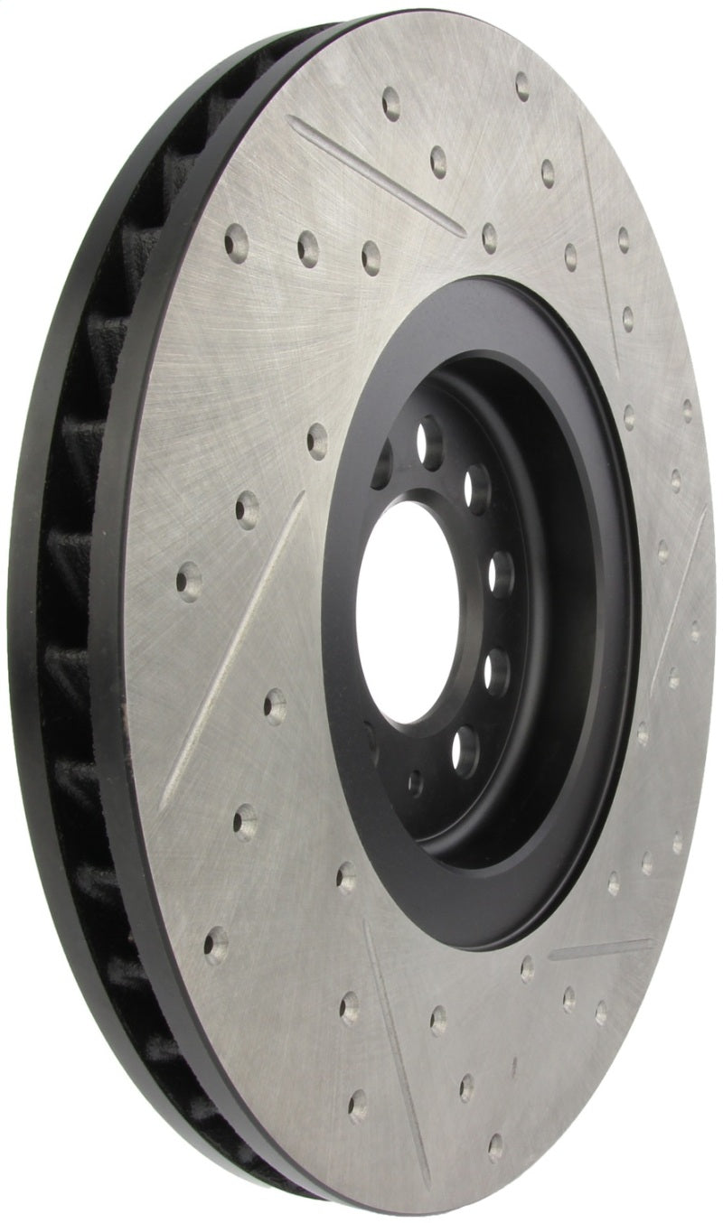 Stoptech 127.33093R StopTech Slotted & Drilled Sport Brake Rotor
