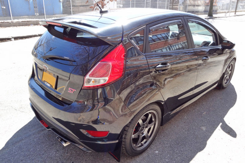 Rally Armor MF29-UR-BLK/WH 13-19 USDM Ford Fiesta ST Black UR Mud Flap w/ White Logo