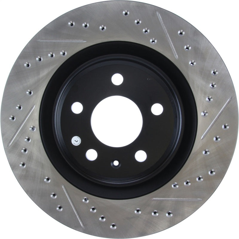 Stoptech 127.33137L StopTech Slotted & Drilled Sport Brake Rotor