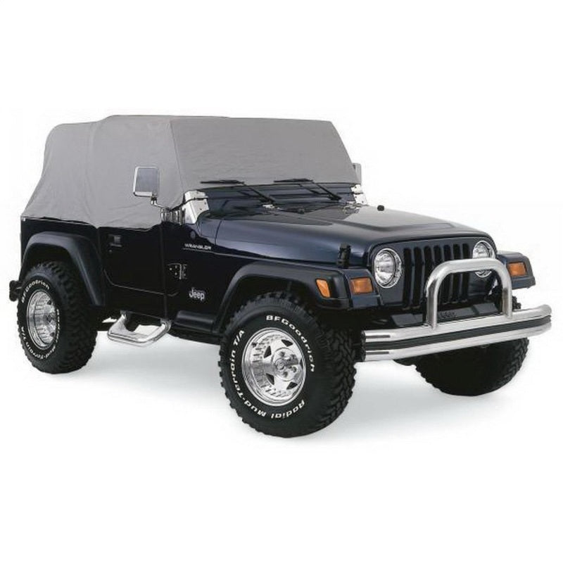 Rampage 1160 1987-1991 Jeep Wrangler(YJ) Cab Cover With Door Flaps - Grey