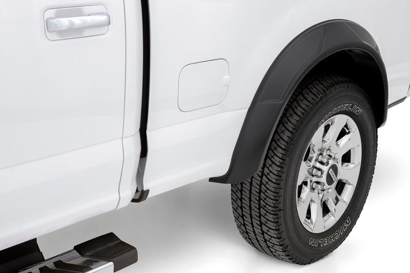 Bushwacker 20951-02 17-19 Ford F-250 Super Duty w/ 81.8in Bed DRT Style Flares 4pc - Black