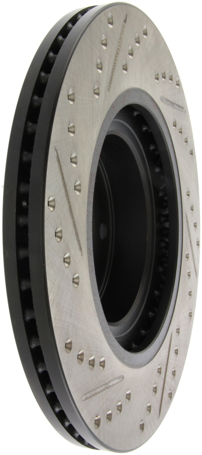Stoptech 127.47021L StopTech Slotted & Drilled Sport Brake Rotor