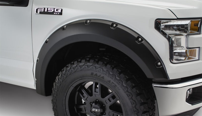 Bushwacker 20091-02 15-17 Ford F-150 Pocket Style Flares 2pc Not Compatible w/ Technology Package 68T - Black