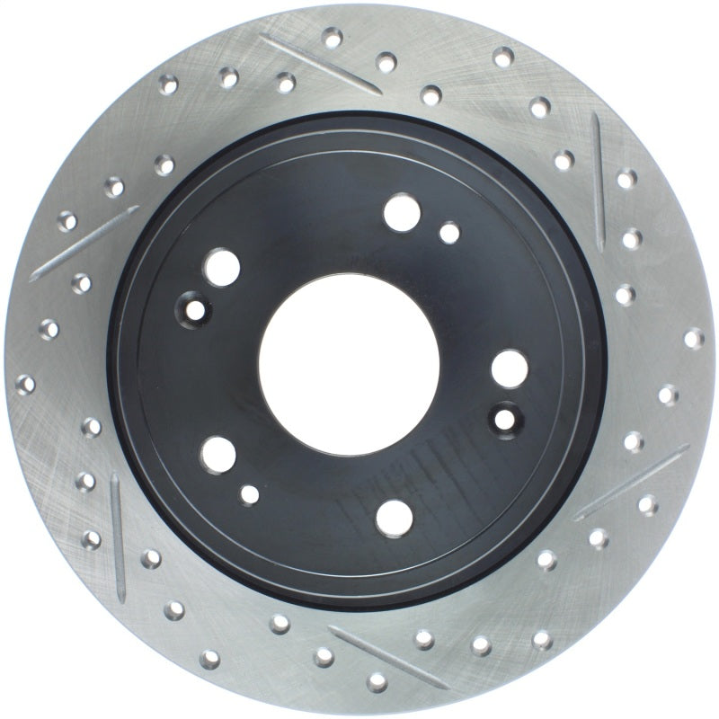 Stoptech 127.40068L StopTech 09-10 Acura TSX / 08-10 Honda Accord Coupe/05-10 Sedan Left Rear Slotted & Drilled Rotor