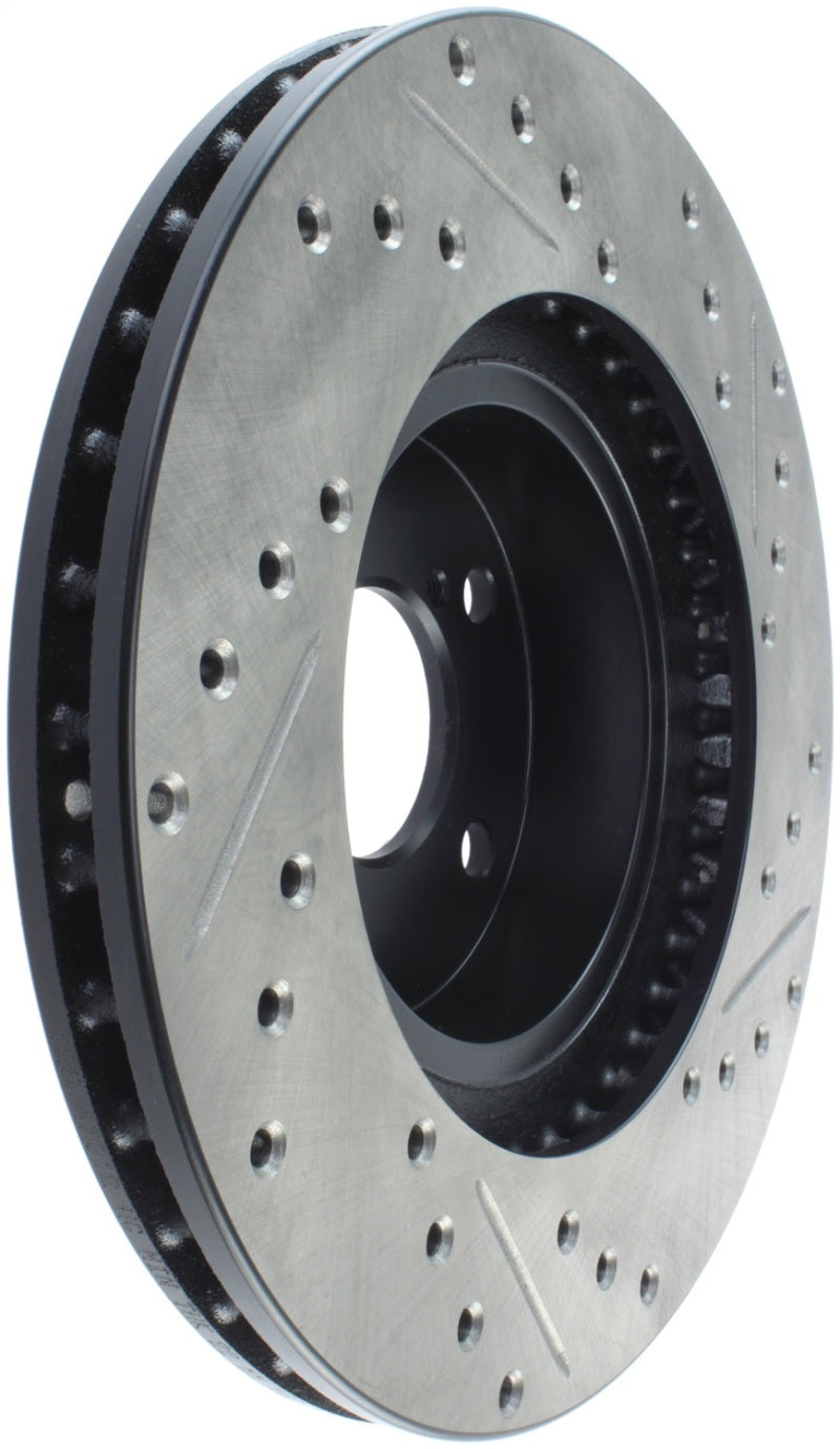 Stoptech 127.47012R StopTech Slotted & Drilled Sport Brake Rotor