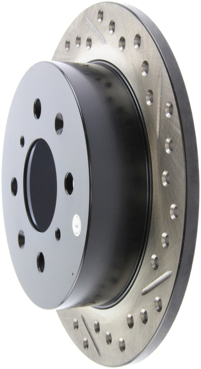 Stoptech 127.40017L StopTech 90-96 Acura Integra / 97-01 Integra (Exc. Type R) Slotted & Drilled Left Rear Rotor