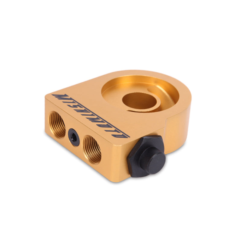 Mishimoto MMOP-SPT Thermostatic Gold M20 Oil Sandwich Plate