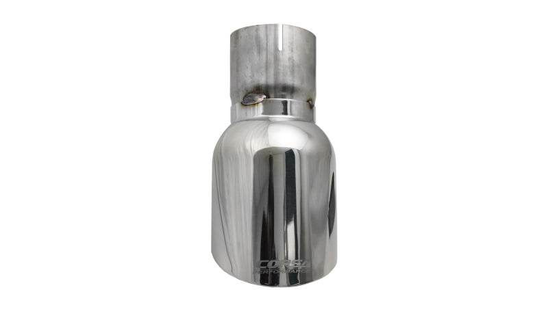 CORSA Performance TK009 Corsa 2009-2019 e Universal 3.0in Inlet / 4.5in Outlet Polished Pro-Series Tip Kit